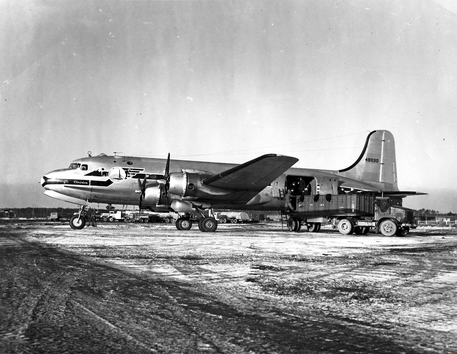 U.S. Air Force Douglas C-54 Skymaster during the Berlin Airlift