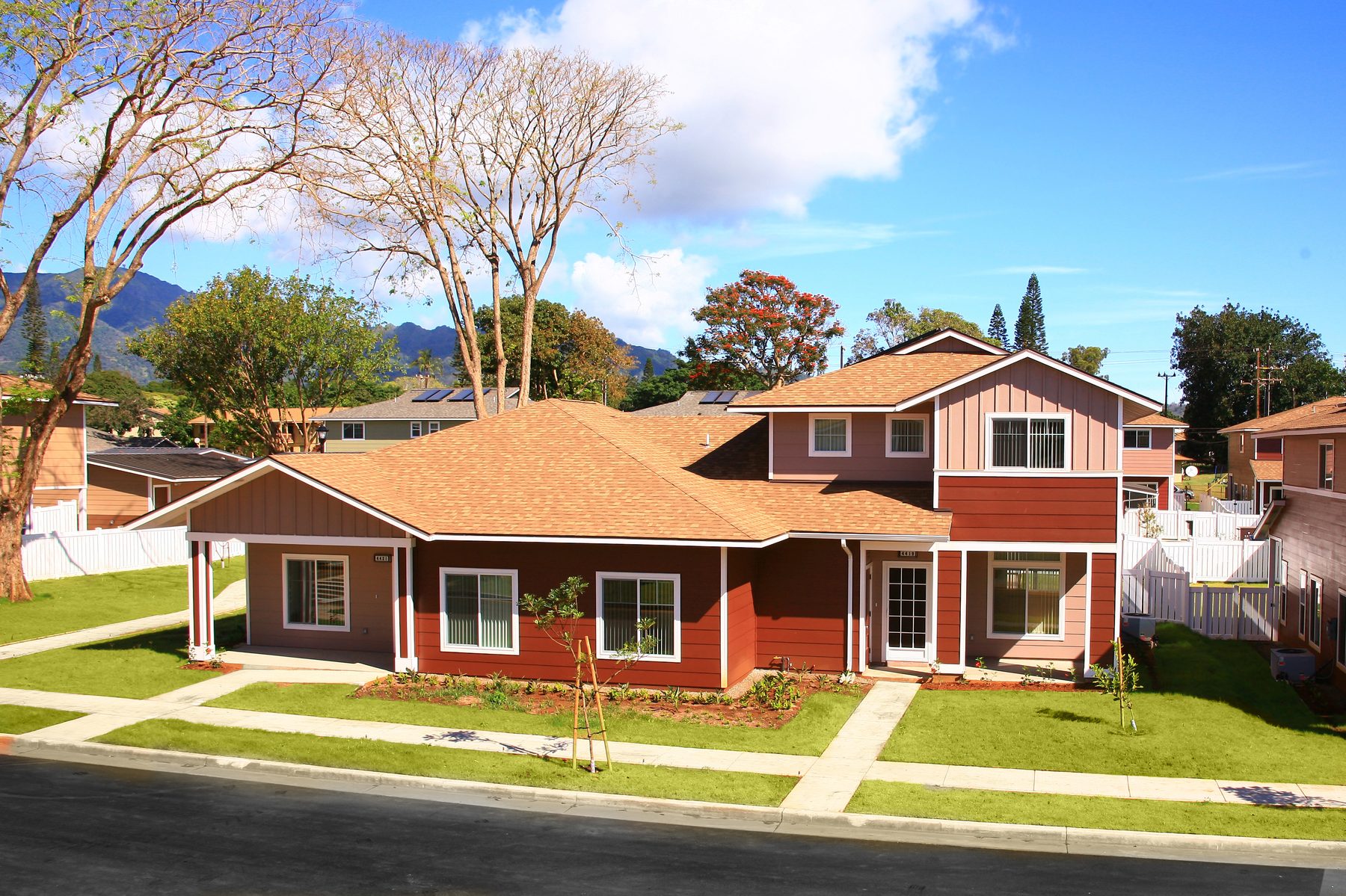 Military family housing at Schofield Barracks