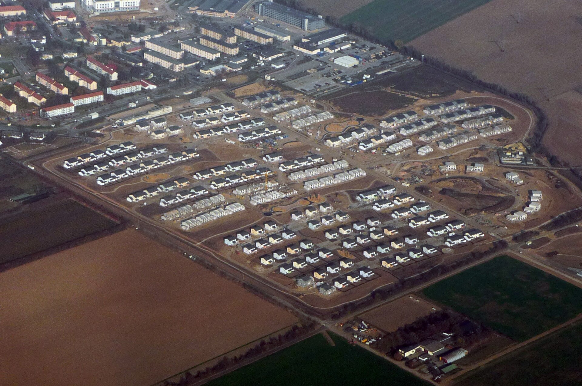 Military family housing under construction in Wiesbaden, Germany