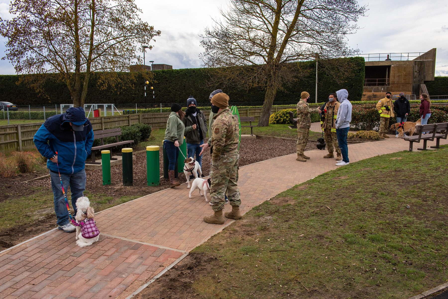 Military community dog park at RAF Lakenheath