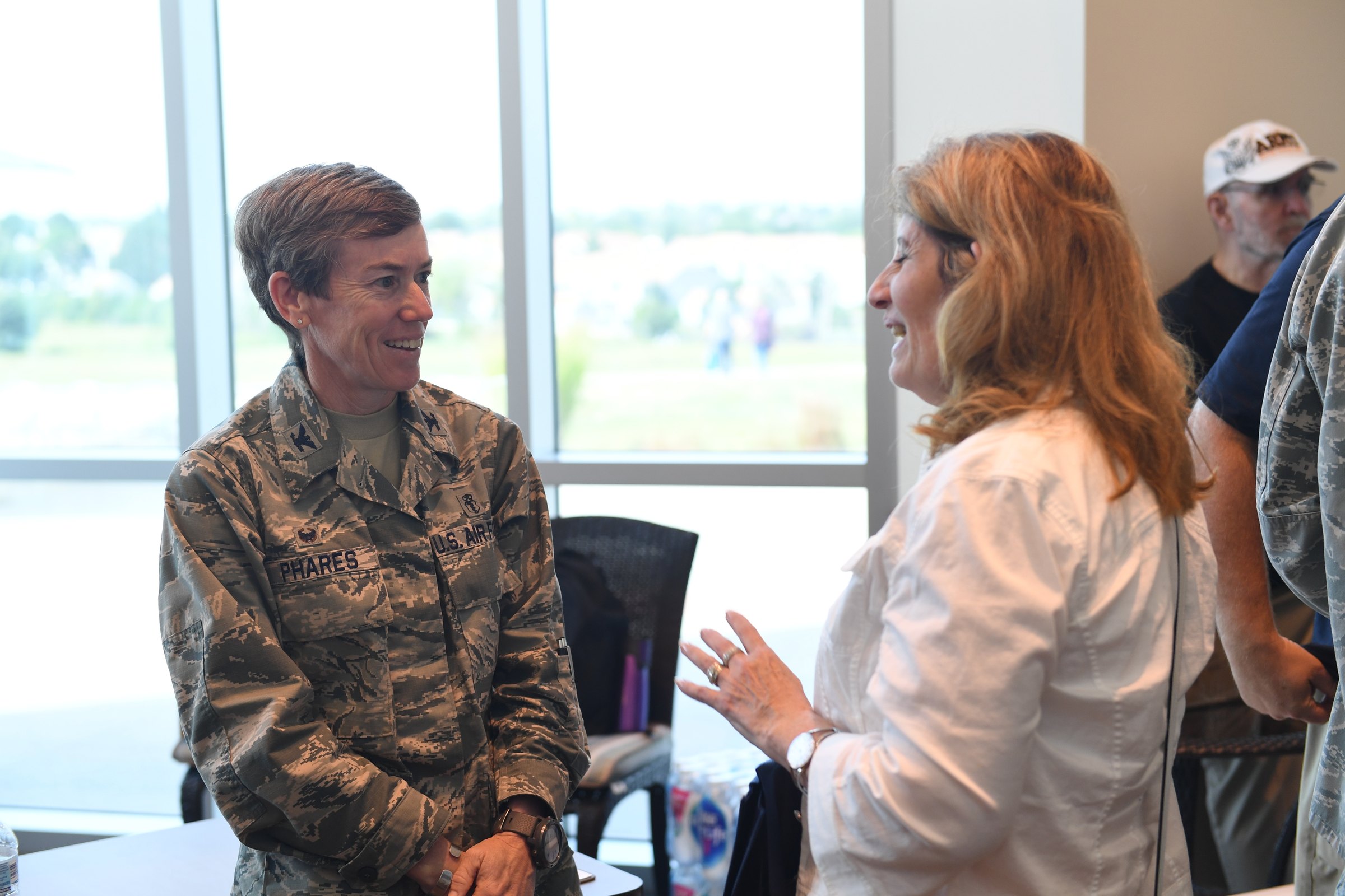 Retiree Appreciation Day at Buckley Space Force Base with agencies helping military retirees
